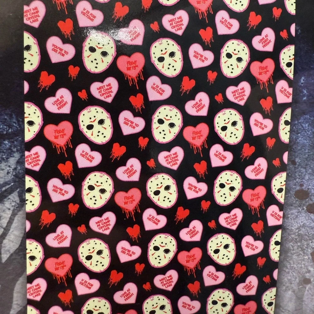 Friday The 13th Jason Anti-Valentines Horror-Themed Throw Blanket